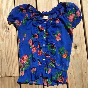 Hollister Floral Blouse